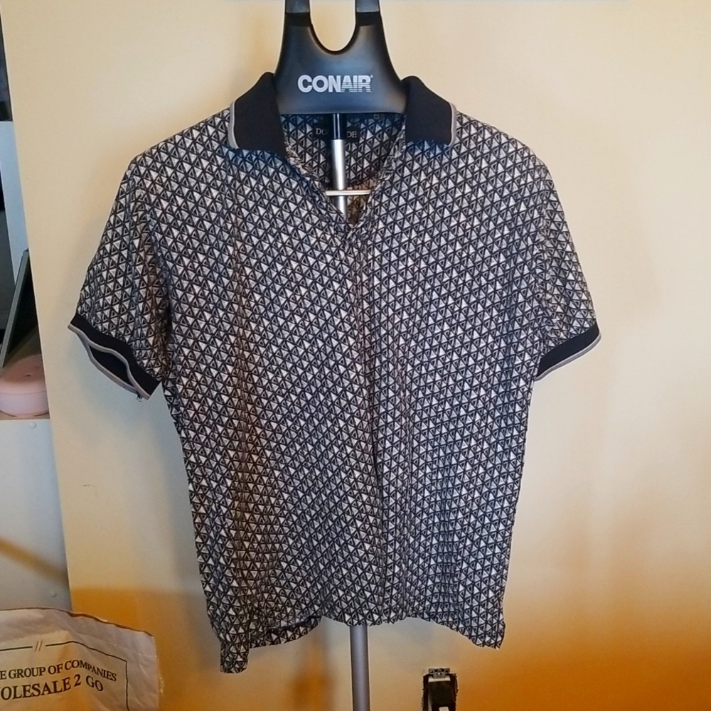 10/$10   Dockside Grey Golf Shirt M